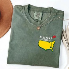 ¡NUEVO! Master Golf Tournament 2026 Colores Confort Regalo Para Fan ENVÍO RÁPIDO