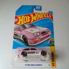 Hot Wheels '87 FORD SIERRA COSWORTH Pink HW EURO 5/10 (#116/250)