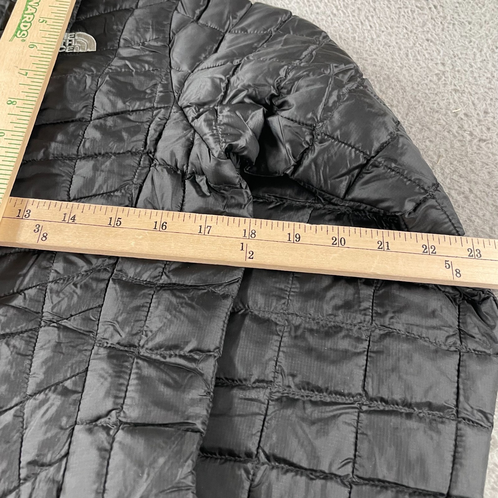 The North Face Jacket Womens Small Black ThermoBall Eco Quilted Puffer Full Zip