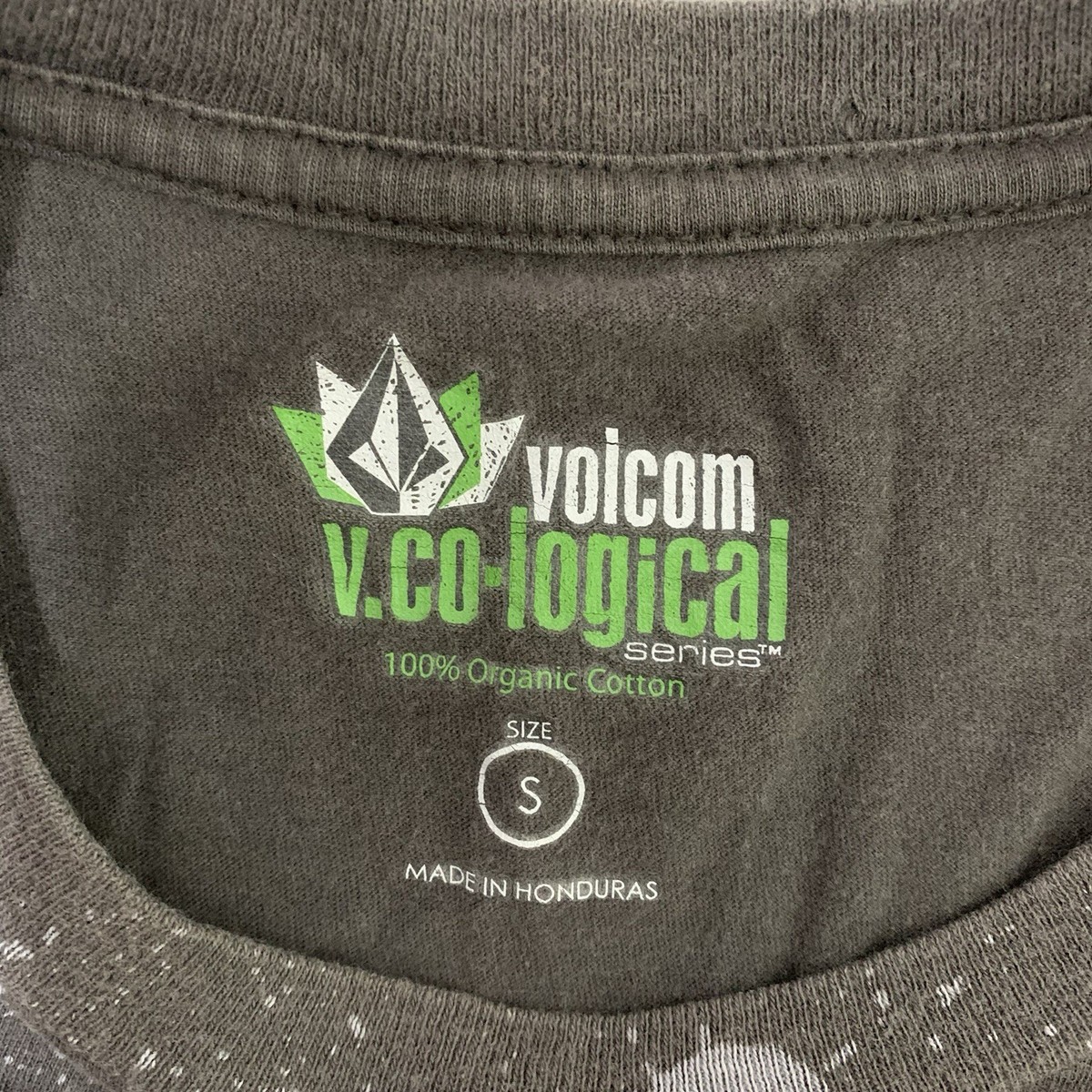 Volcom V.Co Logical Series T Shirt Size S 100% Organic Cotton Y2K Skate View 3