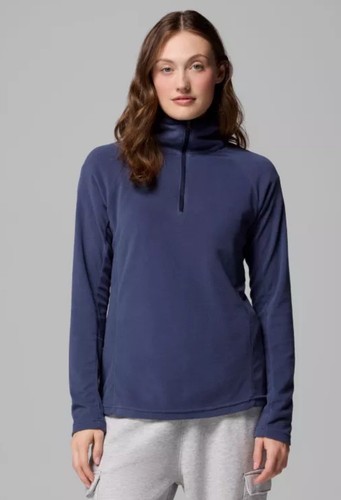 Columbia Sportswear Women's Glacial IV Half Zip Fleece Blue Medium