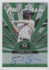 2019 Leaf Valiant New Dawn Green Prismatic 7/99 Sammy Siani #ND-SS1 Auto 0r5l