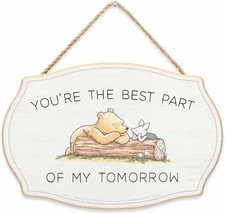 Disney Winnie the Pooh You're Best Part Hanging Wood Wall Decor - Gold