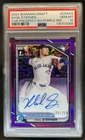 2024 Bowman Draft Khal Stephen Chrome Auto Purple Refractor 1st #165/250 PSA 10