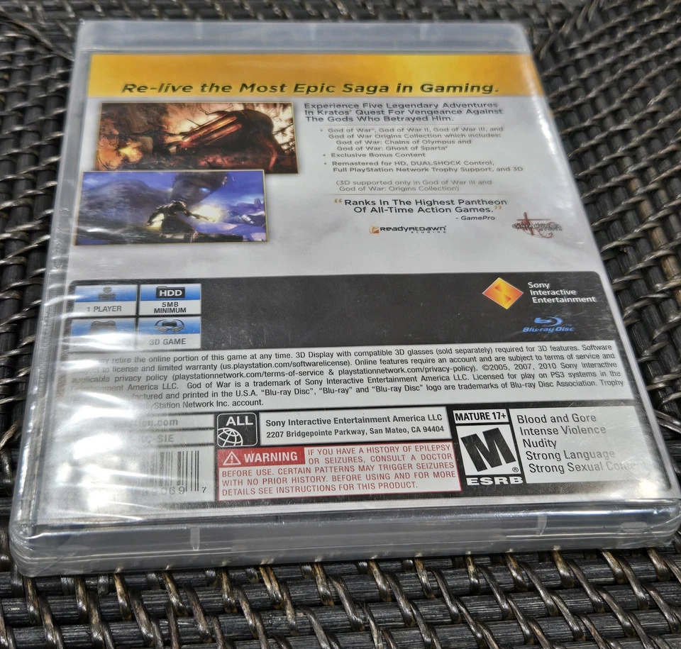 God of War Saga PS3 Brand New, Unopened Game (2012 Action) - Image 2 of 3