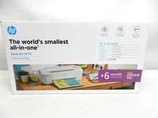 HP World's Smallest All-in-One DeskJet Printer 3772 T8W88A#1H5 w/Ink ~NIB~ MS 