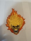 Large Flaming Skull Fire Patch — photo 1