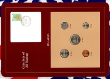 Coin Sets of All Nations Malaysia UNC 1968-1984 10 Sen 1968 50 Sen 1983