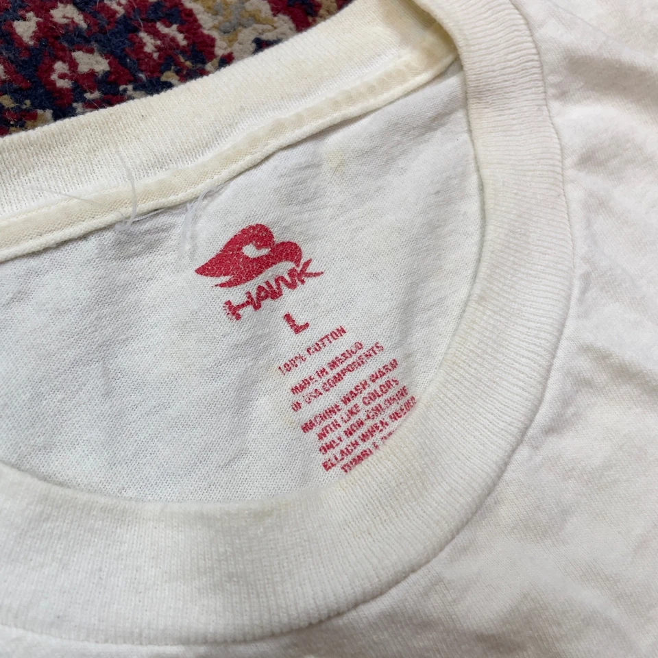 VTG Tony Hawk T Shirt Mens Size L White center logo black red skate T shirt y2k - Image 4 of 4