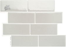Adhesive Tiles Wall Kitchen Bathroom Paraschizzi Grey Meter