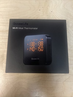 Govee WiFi Meat Thermometer, Smart Bluetooth Digital Remote Grilling w/ 4 Probes