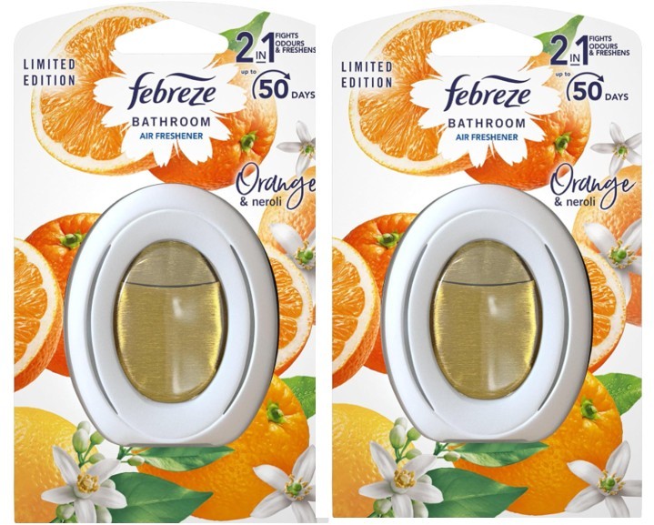 Febreze Bathroom Citrus And White Verbena Air Freshener 7.5Ml - Image 2