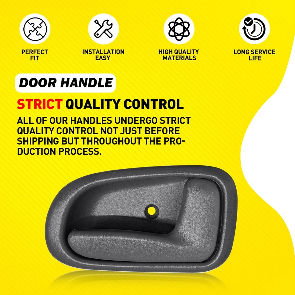 Juego de 4 manijas interiores interiores interiores grises para Toyota Corolla 93-97 NUEVO Foto 3 de 4