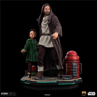 Iron Studios - Star Wars - Obi-Wan and Young Leia Deluxe Art Scale 1/10