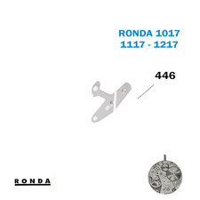 Spare Parts - Part No:446- For Movement RONDA 1017 or 1117 or 1217-Silver.