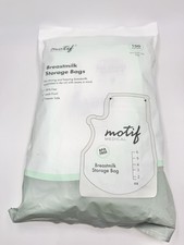 Motif Medical Breast Milk Storage Bags 8oz Single Use Bags 100 Count BPA-Free