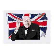 'Winston Churchill' Temporary Tattoos / Transfers TO00028112 