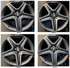 Genuine Mercedes-Benz AMG ML W166 GLE 20” Alloy Wheels 9Jx20 H2 ET57 A1664012002