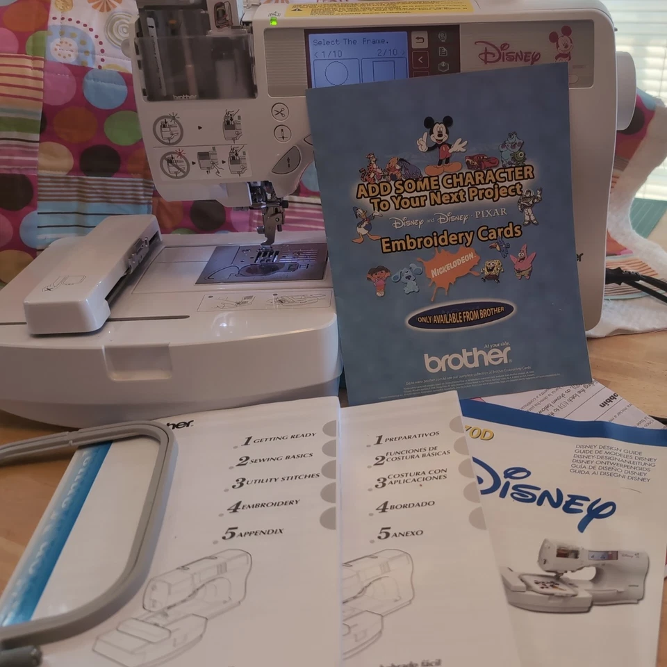 Brother SE-270D DISNEY Computerized Sewing & Embroidery Machine& Foot Pedal READ - Image 2 of 4