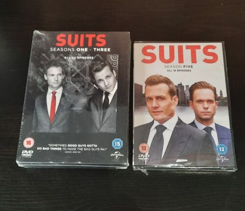 Suits: Season 1-3 & 5 Complete Box Set - New & Sealed - 第 1/8 張圖片