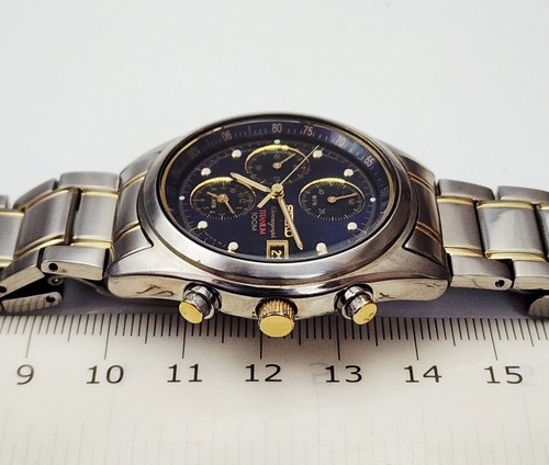 Men's TITANIUM ALARM CHRONOGRAPH Watch SEIKO 7T62-0FD0 - Picture 20 of 20