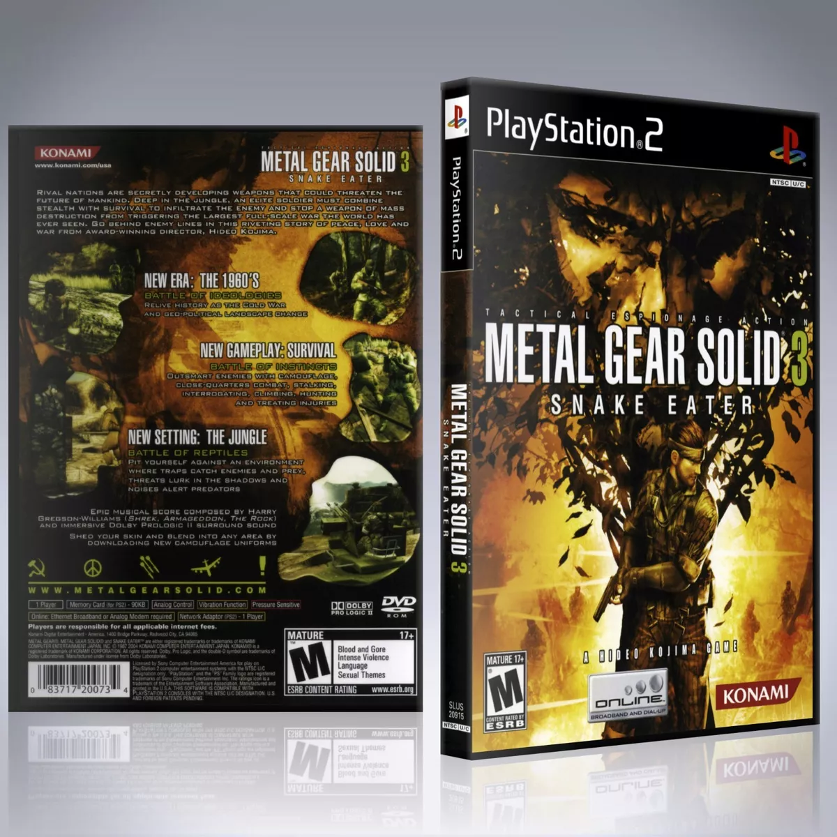 Metal Gear Solid 3 Snake Eater - PlayStation 2