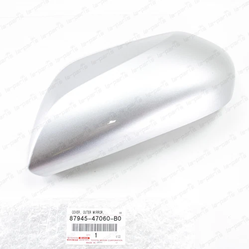New Genuine Toyota 16-21 Prius Driver Mirror Cover Silver 1F7 87945-47060-B0
