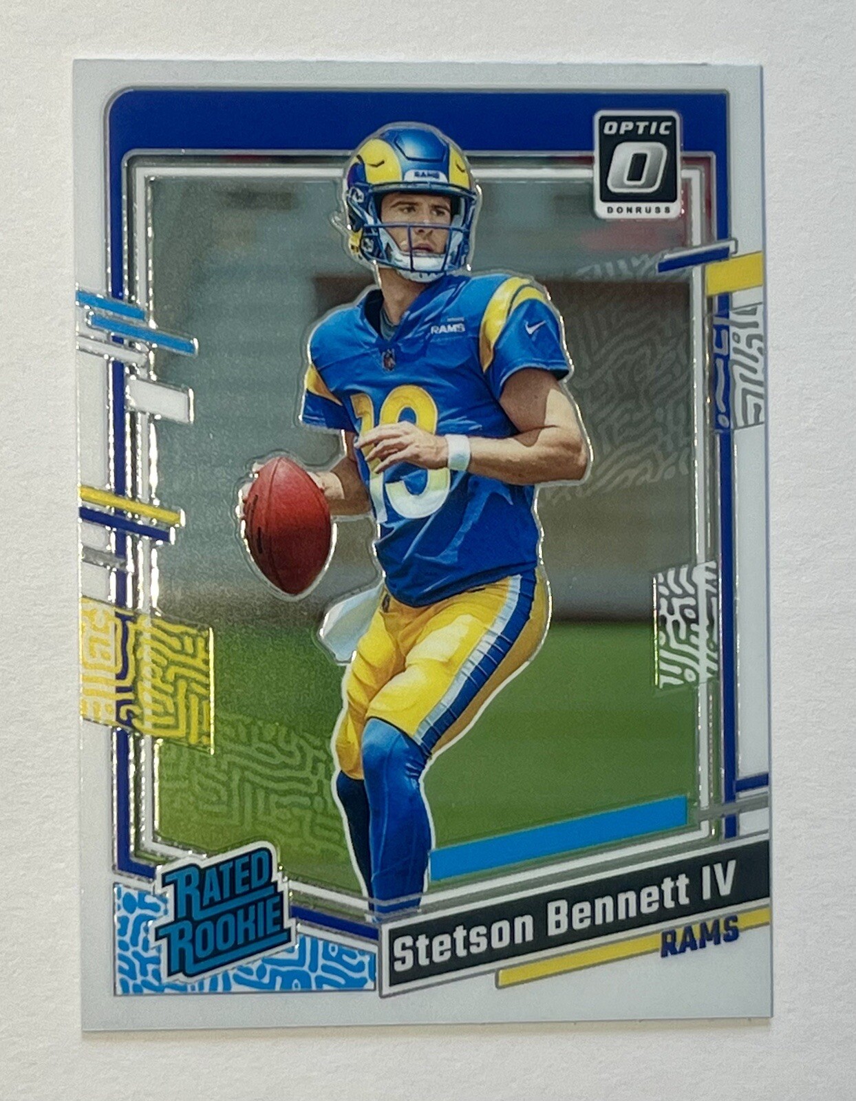 2023 Panini Donruss Optic Stetson Bennett IV Rated Rookie #267 Los Angeles Rams