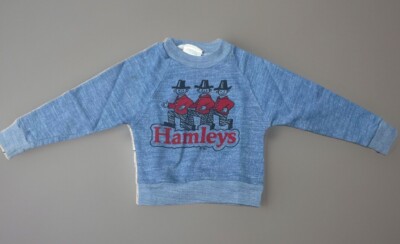   Rare Vintage UK Toy Store HAMLEYS 1984 Childs Sweatshirt  