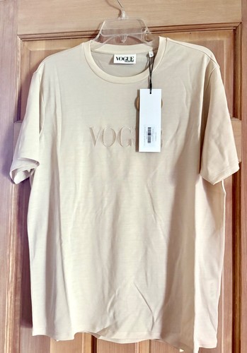 Genuine VOGUE 'Perfectly Pale' Logo T Shirt Top Size L ~ Brand New w/Tags - Picture 5 of 5