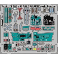MW22 Eduard 49569 MIG-21MF Interior 1/48 Pe Set For