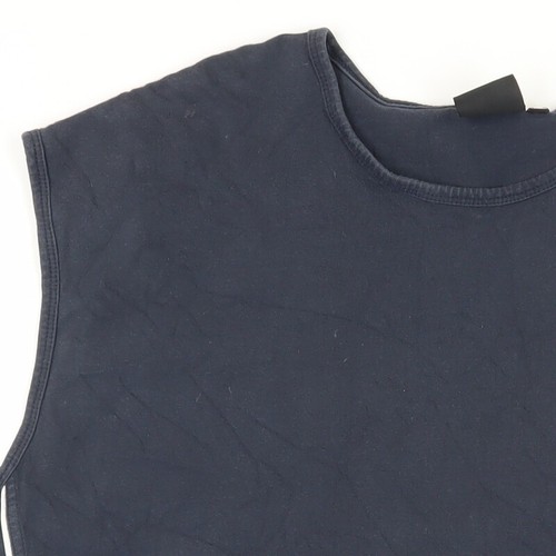 Asics Men's Blue Sleeveless Crew Neck T-Shirt 2XL - Picture 7 of 12