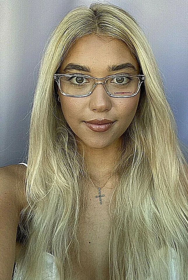 Nuevo marco de gafas para mujer Mikli by ALAIN MIKLI 53-17-154 rojo cristalino D Foto 3 de 4