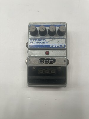 DOD Digitech FX75B Stereo Flanger Analog Vintage Guitar Effect Pedal *READ*