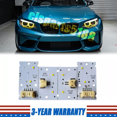 FOR BMW 2014-2017 F87 F22 F23 M2 2 SERIES XENON p YELLOW ANGEL EYE DRL LED BOARD