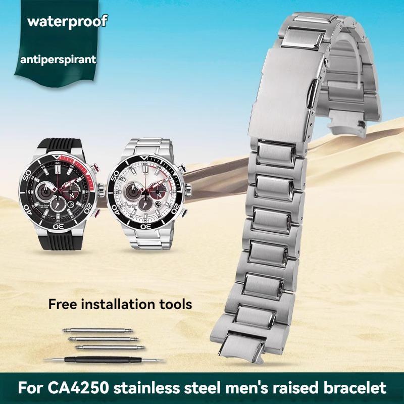 Stainless Steel Watch Strap For Citizen CA4250-03e AW1420-04e