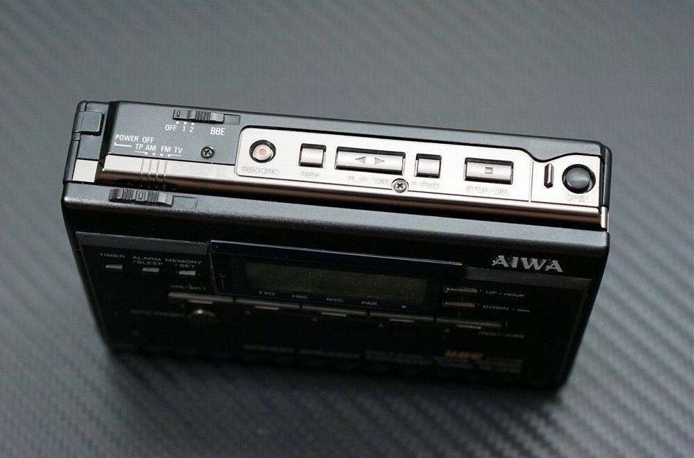 AIWA STEREO RADIO CASSETTE RECORDER HS-JX50 VINTAGE NO TEST