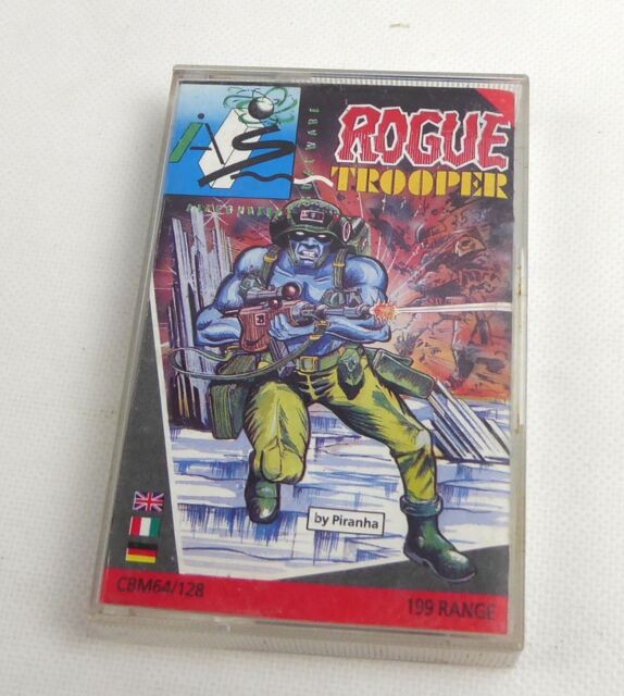Commodore 64 C64 Spiel -- ROGUE TROOPER (Alternative) -- Tape Kassette