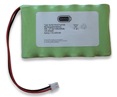 BatterEasy Batterie für Visonic Powermaster 30 7.2v 103-303689 LTT-AA1300LSDX6B