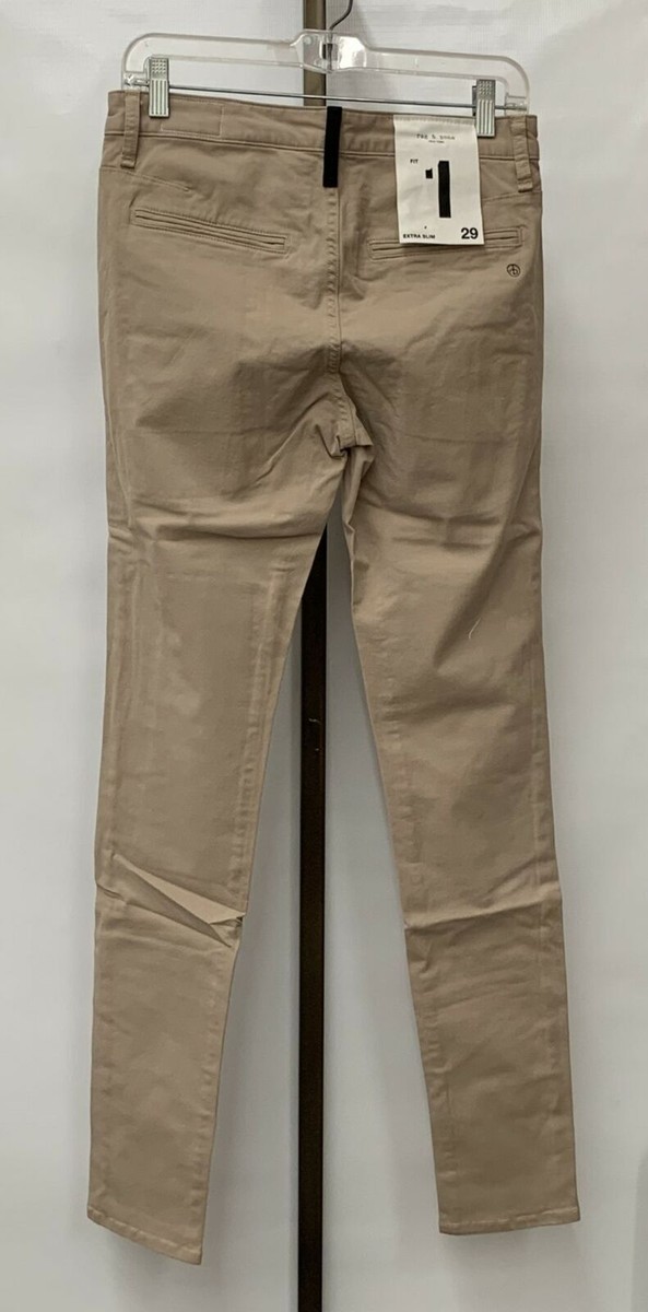 Rag & Bone M1724O060BEI Men's Dress Pants Chino Fit 1 Extra