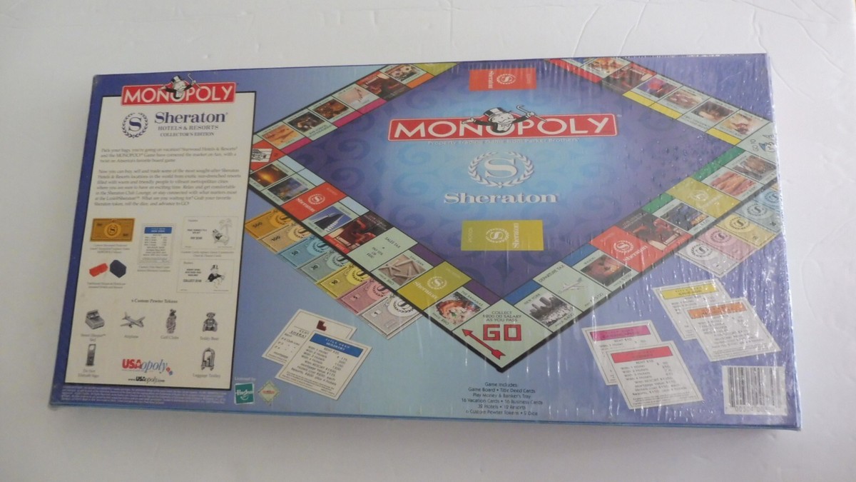 RARE SEALED MONOPOLY SHERATON HOTELS RESORTS COLLECTOR 