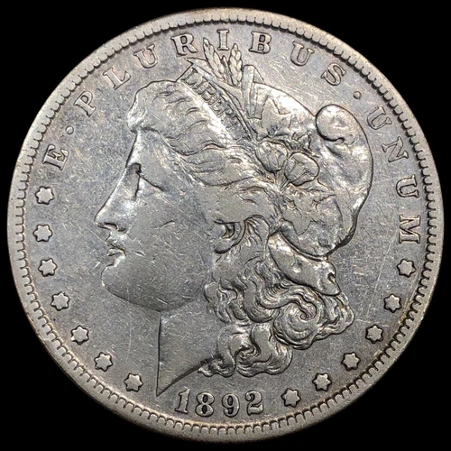 1892-S Morgan Dollar VF+ Very Fine Cleaned KEY DATE COIN COIN A471