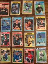 Tom Neidenfuer Autograph 1985 Fleer (Sale Is For One Card In Title) (5830)