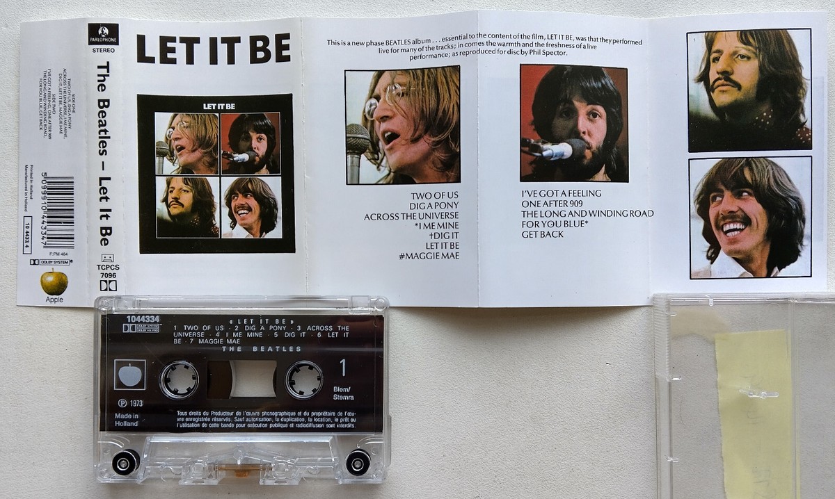 The Beatles Let It Be (tcpcs 7096) Cassette Tape Album Mb28