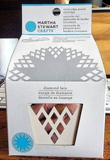 New Diamond Lace Circle Edge Punch Cartridges Paper Crafting Martha Stewart