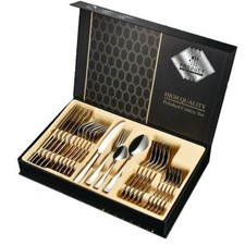 24-teiliges Besteck Set Edelstahl hochglanzpoliert für 6 Personen