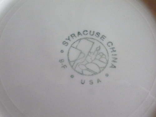 Vintage Syracuse China Restaurant Ware Advertising Plate Baskets Eatery Dallas - Picture 4 of 4