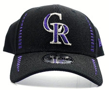 Colorado Rockies Black Purple New Era MLB Basic 9FIFTY Adjustable Snapback Hat