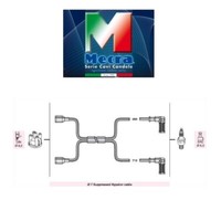 Mecra ZüNdkabel Kerzenkabel Kit FüR Fiat 126 – 7619338