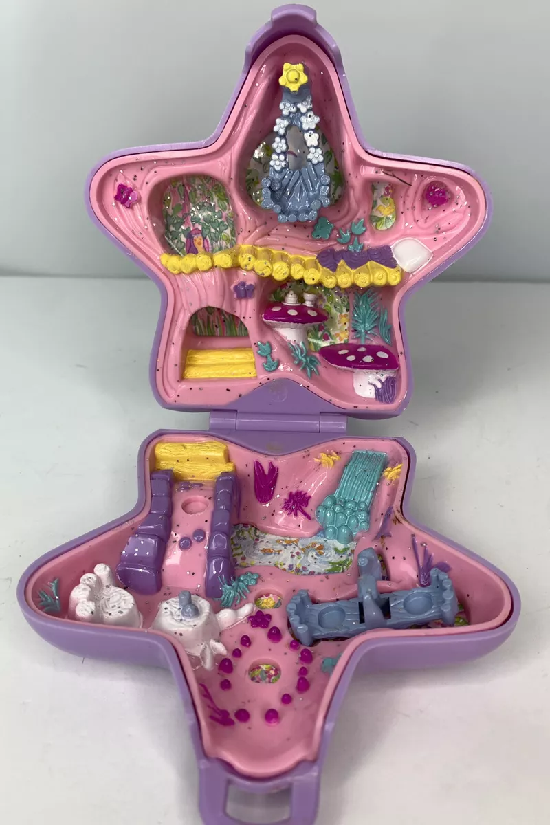 Vintage 1992 Bluebird Polly Pocket Fairy Fantasy Purple Star
